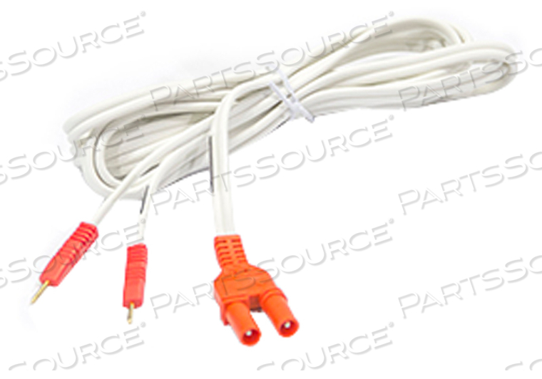 CABLE 96IN SHROUDED LEAD RED CONNECTORS 