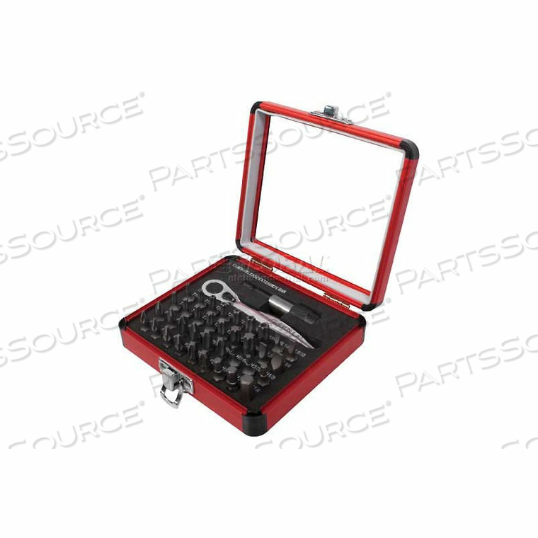 38 PC. MINI RATCHET & BIT SET W/ ALUMINUM CASE by Sunex Tools 38 PC. MINI RATCHET & BIT SET W/ ALUMINUM CASE by Sunex Tools