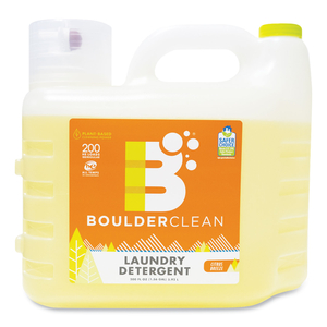 LIQUID LAUNDRY DETERGENT, CITRUS BREEZE, 200 HE LOADS, 200 OZ BOTTLE by Boulder Clean