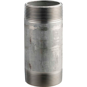 3/4 IN. X 5 IN. 304 STAINLESS STEEL PIPE NIPPLE - 16168 PSI - SCH. 40 - DOMESTIC by Merit Brass Company 3/4 IN. X 5 IN. 304 STAINLESS STEEL PIPE NIPPLE - 16168 PSI - SCH. 40 - DOMESTIC by Merit Brass Company