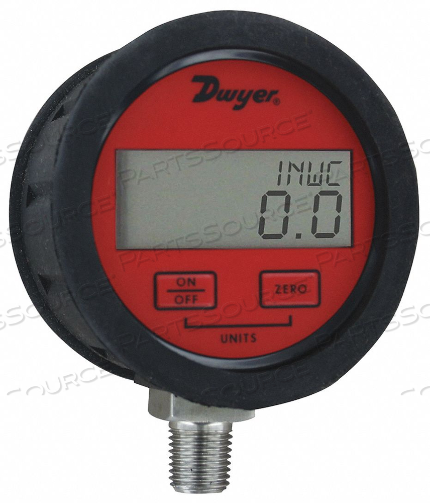 DIGITAL PRESSURE GAUGE 3 DIAL SIZE RED by Dwyer Instruments DIGITAL PRESSURE GAUGE 3 DIAL SIZE RED by Dwyer Instruments