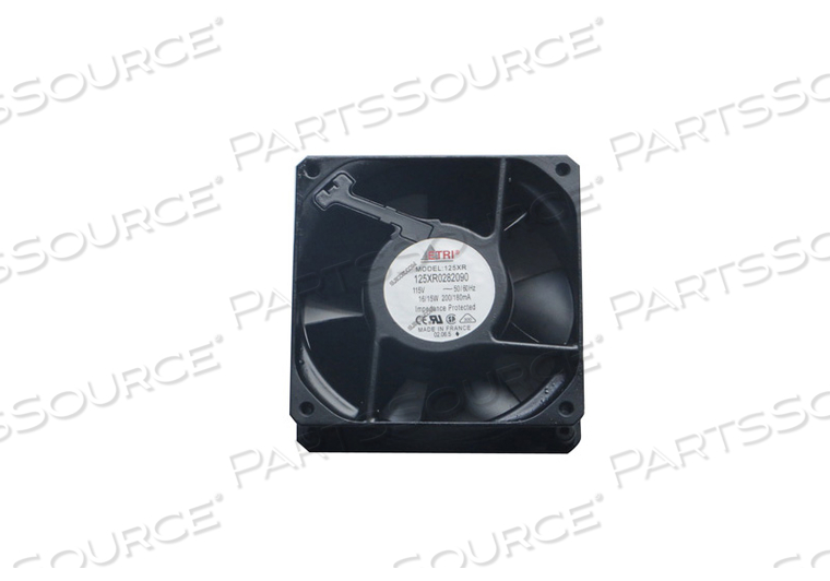AXIAL FAN, 115 VAC, 16/15 W, 50/60 HZ, 112 CFM FLOW, 2800/3200 RPM, 0.2/0.18 A, ZAMAK, 38 MM X 120 MM X 120 MM by Toshiba Int'l Corp. - Industrial Div.