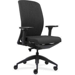 EXECUTIVE CHAIRS WITH FABRIC SEAT & BACK - BLACK by Lorell