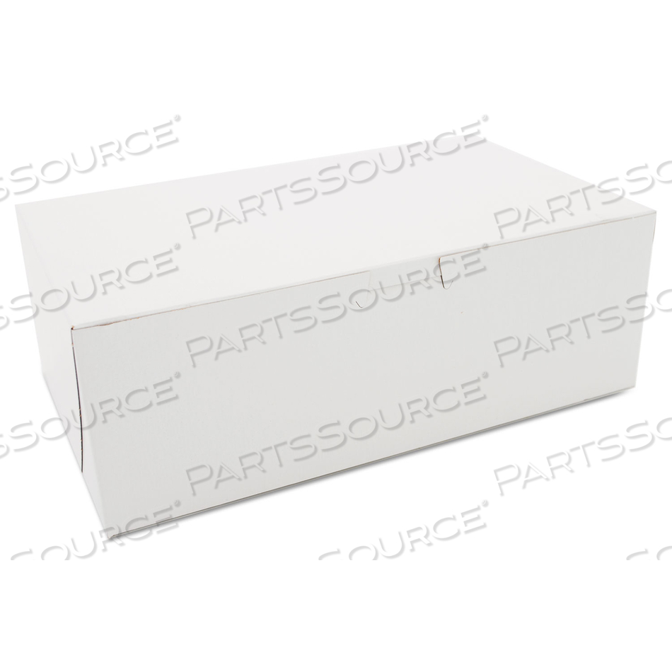 WHITE ONE-PIECE NON-WINDOW BAKERY BOXES, 10 X 6 X 3.5, WHITE, PAPER by SCT WHITE ONE-PIECE NON-WINDOW BAKERY BOXES, 10 X 6 X 3.5, WHITE, PAPER by SCT