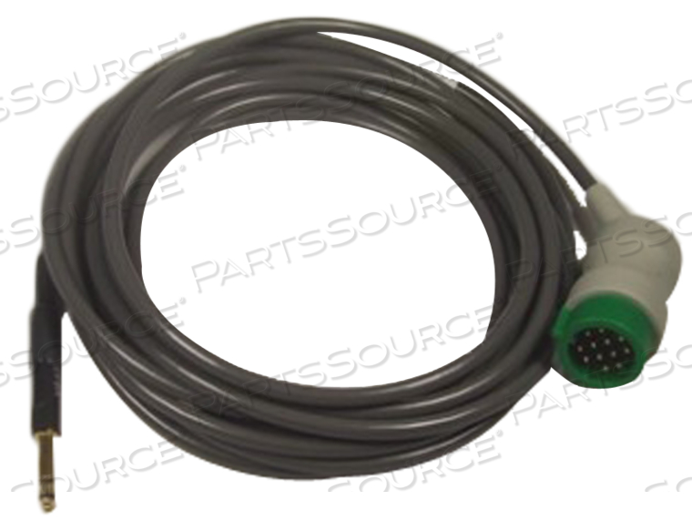 ECG CABLE, 14FT LENGTH, FOR USE WITH: FOR MONITOR TO DEFIBRILLATORS by MAGUIRE ENTERPRISES, Inc
