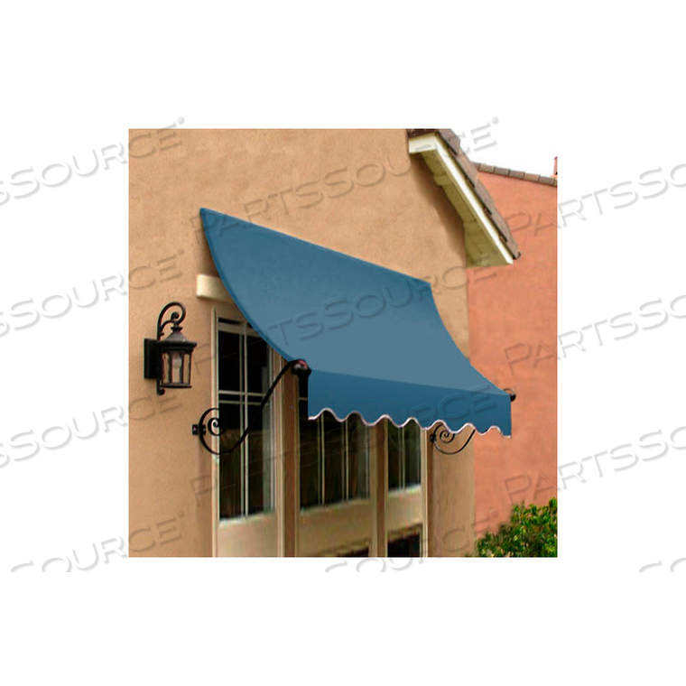 WINDOW/ENTRY AWNING 6-3/8'W X 2'H X 1'D DUSTY BLUE 