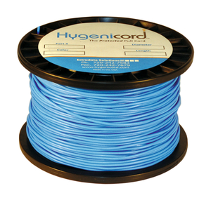 ANTIMICROBIAL GERM CLEANABLE PULL CORD, BLUE GLOW, 2 MM DIA, 250 FT by Extrudate Solutions, LLC