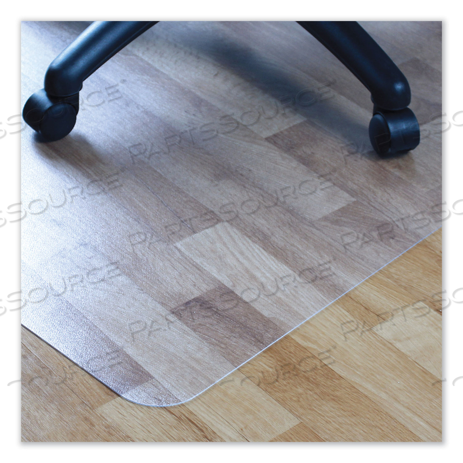 CLEARTEX ULTIMAT XXL POLYCARBONATE CHAIR MAT FOR HARD FLOORS, 60 X 60, CLEAR by Floortex