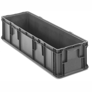 ORBIS STAKPAK SO4815-11 PLASTIC LONG STACKING CONTAINER 48 X 15 X 10-3/4 GRAY by Lewisbins