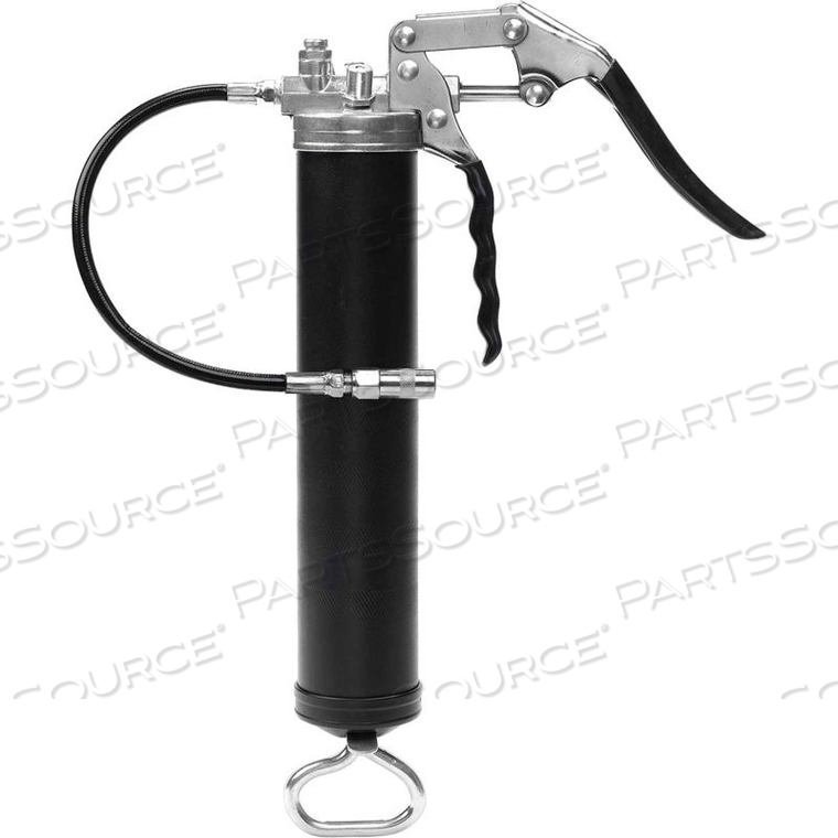 LEGACY PISTOL GRIP GREASE GUN, 12" FLEX EXTENSION 