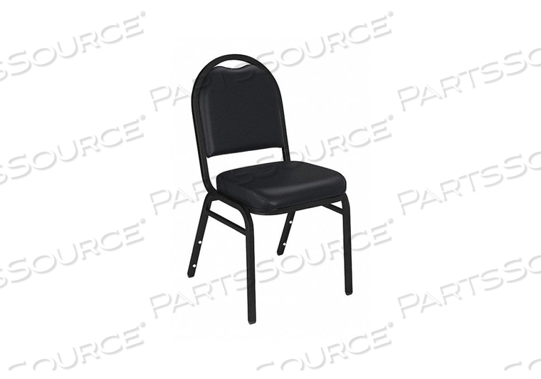 STACKING CHAIR STEEL BLACK/BLACK by National Public Seating STACKING CHAIR STEEL BLACK/BLACK by National Public Seating