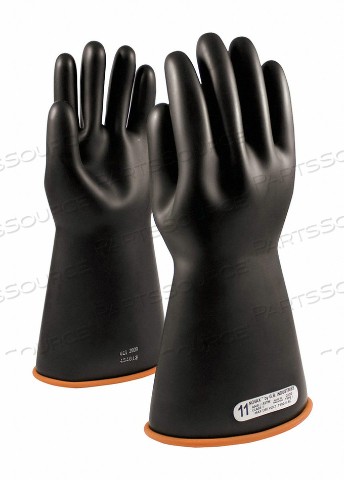 ELECTRICAL RATED GLOVES CLASS 1 SZ 8 PR 