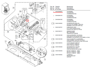 BELT, POLYURETHANE, 2.5 MM PITCH, 245 MM, MEETS DIN 7721 by Agfa HealthCare