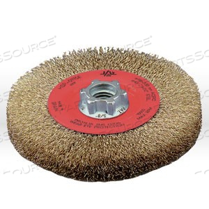 78000 JAZ USA WIRE WHEEL BENCH BRUSH,4-1/2"CRIMPED,.012",STEEL by Jaz USA