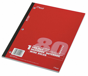 NOTEBOOK NONWIREBOUND by Mead NOTEBOOK NONWIREBOUND by Mead