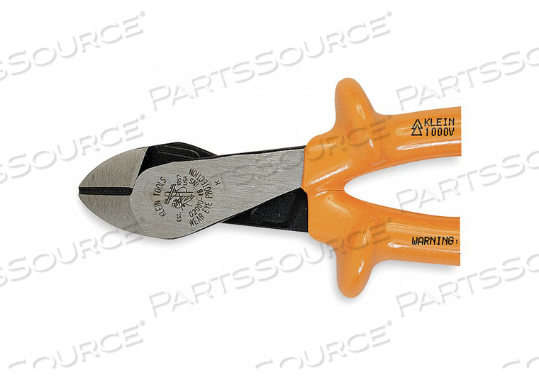 DIAGONAL CUTTING PLIER, 8-1/4 L by Klein Tools