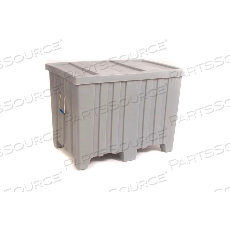 FORKLIFTABLE BULK SHIPPING CONTAINER MTR-2 WITH LID - 45"L X 30"W X 33"H, ORANGE by Myton Industries FORKLIFTABLE BULK SHIPPING CONTAINER MTR-2 WITH LID - 45"L X 30"W X 33"H, ORANGE by Myton Industries