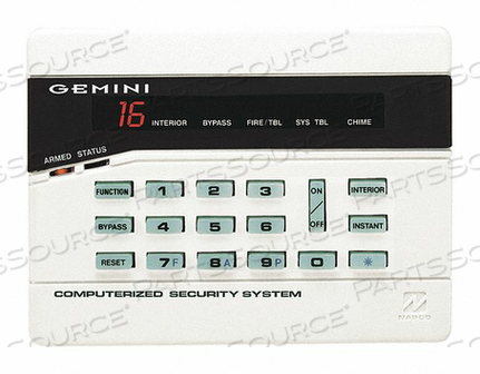 INTRUSION SYSTEM KEYPADS 5-7/8 W LED by Napco Security Technologies, Inc. INTRUSION SYSTEM KEYPADS 5-7/8 W LED by Napco Security Technologies, Inc.