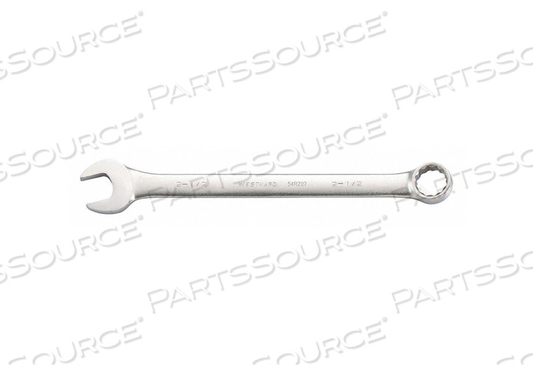 COMBINATION WRENCH, ALLOY STEEL, SATIN, HEAD SIZE 2 1/2 IN, OVERALL LENGTH 27 1/4 IN, HEAD OFFSET ANGLE 15 DEGREES , OPENING ANGLE (DEG.) 15 by Westward