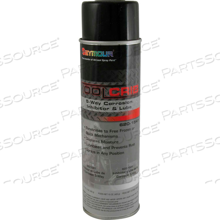 TOOL CRIB 5-WAY CORROSION INHIBITOR & LUBE 20 OZ. 6 CANS/CASE by Seymour Of Sycamore