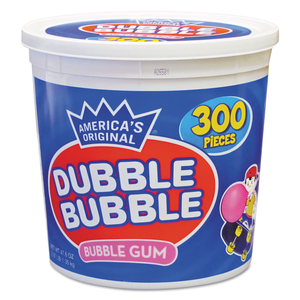 BUBBLE GUM, ORIGINAL PINK, 300/TUB by Dubble Bubble