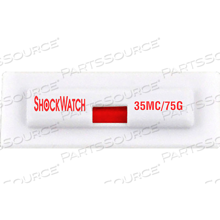 SPOTSEE MINICLIP SINGLE TUBE IMPACT INDICATORS, 37G RANGE, 100/BOX 