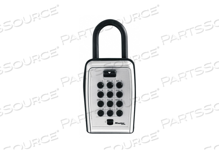 PUSH BUTTON PORTABLE LOCK BOX - SET-YOUR-OWN COMBINATION by Master Lock PUSH BUTTON PORTABLE LOCK BOX - SET-YOUR-OWN COMBINATION by Master Lock