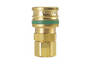 BRASS 1/4 SOCKET 1/4 FPT by Foster