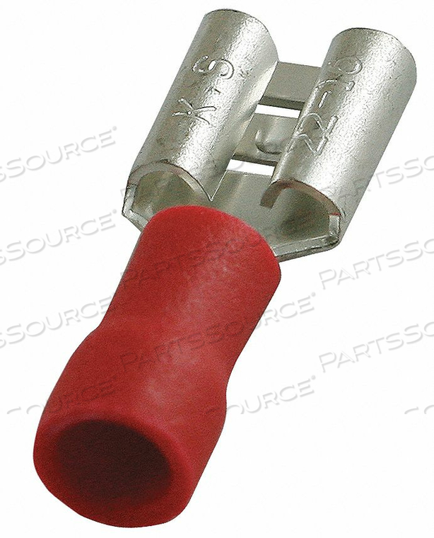 FEMALE DISCONNECT RED 22-16AWG PK100 by Power First
