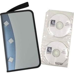 REFILLABLE CD/DVD ORGANIZER CASE, 12 ORGANIZER CASES/SET by C-Line