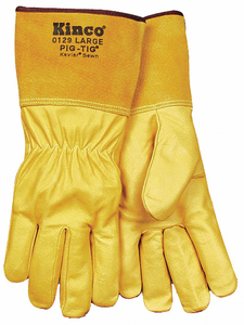 TIG WELDING GLOVES TAN L PR by Kinco