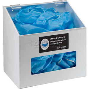 1-COMPARTMENT WHITE HAIR NET/BEARD COVER/SHOE COVER/ARM PROTECTOR DISPENSER by Horizon Mfg Enterprises, Inc