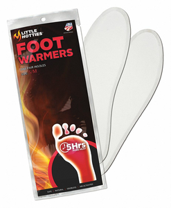 FOOT WARMER 9-3/4 IN L 2-3/4 IN W PK20 by Little Hotties