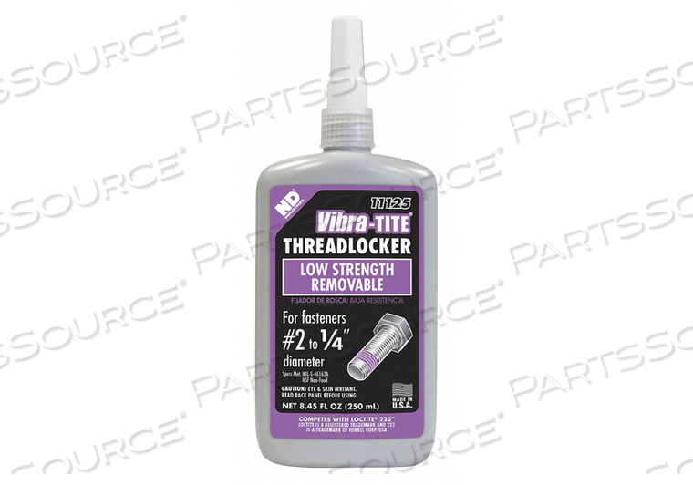 THREADLOCKER PURPLE FLASH 268 DEG. 250ML by Vibra-Tite THREADLOCKER PURPLE FLASH 268 DEG. 250ML by Vibra-Tite