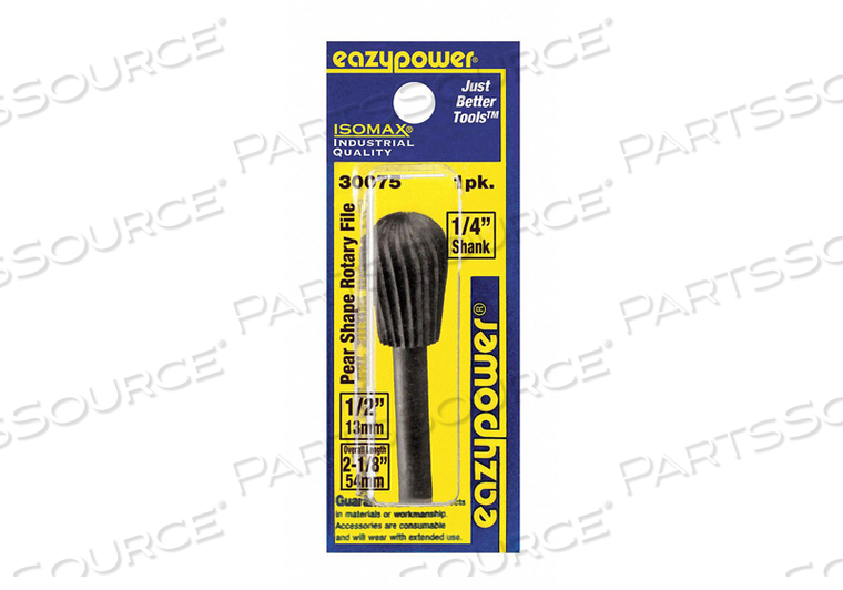 PEAR SHAPED ROTARY FILE 5/8 IN. 1 PCS. by Eazypower