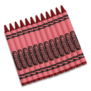 BULK CRAYONS, RED, 12/BOX by Crayola