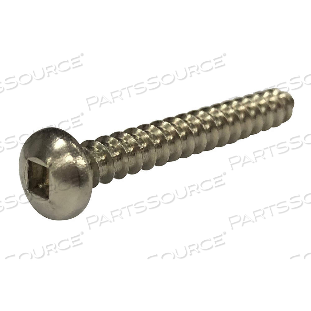 TAPPING SHEET METAL SCREW, #10 SIZE, 1 1/2 IN LG, 18-8 STAINLESS STEEL, PLAIN, PAN, SQUARE by Approved Vendor TAPPING SHEET METAL SCREW, #10 SIZE, 1 1/2 IN LG, 18-8 STAINLESS STEEL, PLAIN, PAN, SQUARE by Approved Vendor