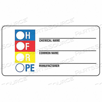 HMIG SELF-LAMINATING LABEL PK500 by Badger Tag & Label Corporation HMIG SELF-LAMINATING LABEL PK500 by Badger Tag & Label Corporation