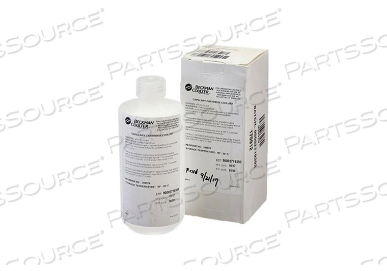 CAPILLARY CARTRIDGE COOLANT; 97°C BOILING POINT; 1.8 AT 20°C SPECIFIC GRAVITY; 450ML VOLUME 