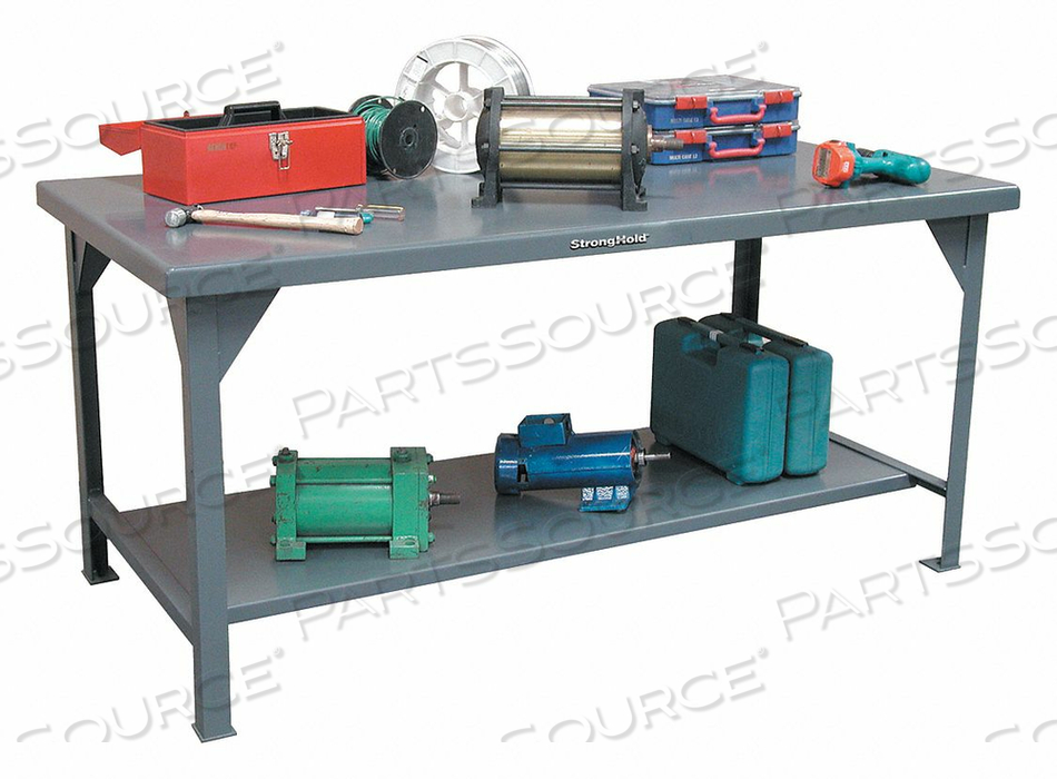 STANDARD SHOP TABLE 84 X 36 X 34 by Strong Hold