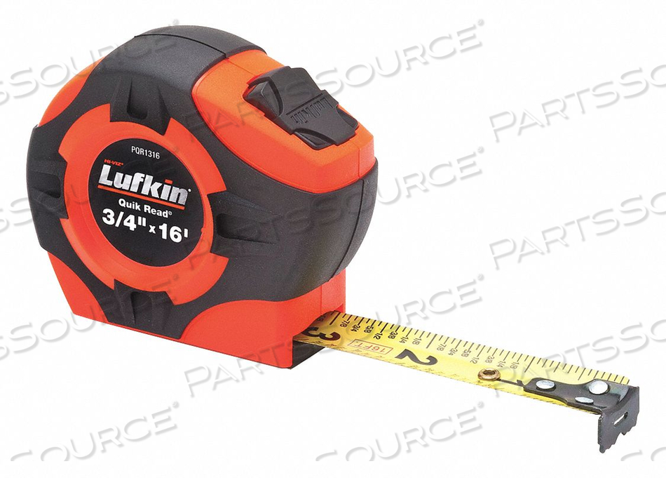 TAPE MEASURE 16 FT. 3/4 IN BLADE WIDTH by Lufkin TAPE MEASURE 16 FT. 3/4 IN BLADE WIDTH by Lufkin