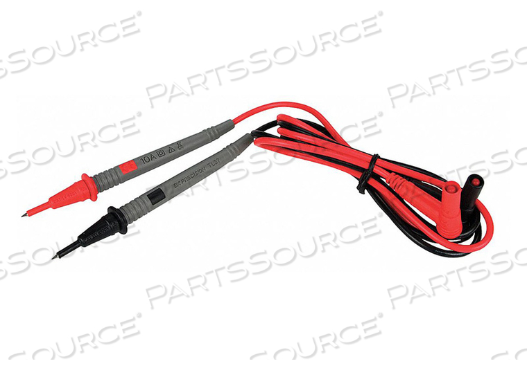 TEST LEADS RED/BLACK SILICONE PR by B&K Precision