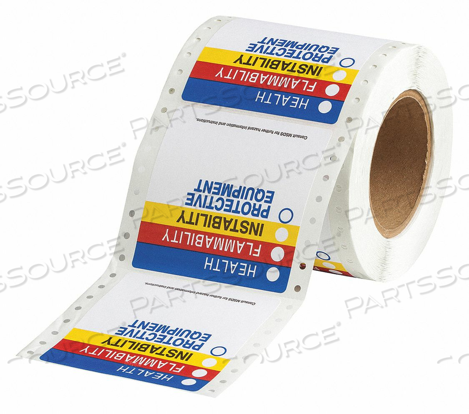 HMIG LABEL PAPER 3-7/8 IN W PK500 by Brady Americas
