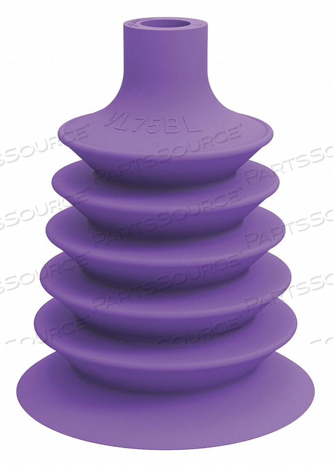 SUCTION CUP PURPLE 75MM DIA 93MM H PK5 by Valuline