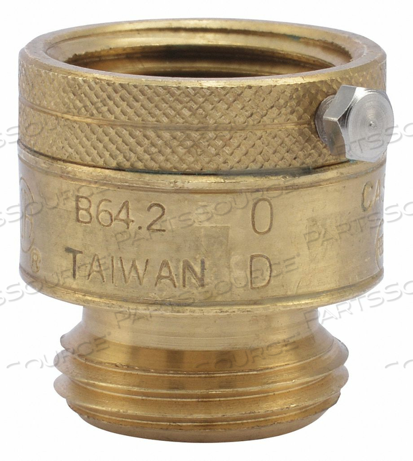 VACUUM BREAKER 3/4 GHT BRASS by Cash Valve