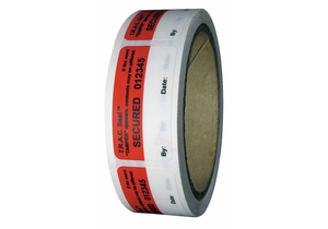 TAMPER-EVIDENT TAPE 1IN X 2IN PK250 by NovaVision