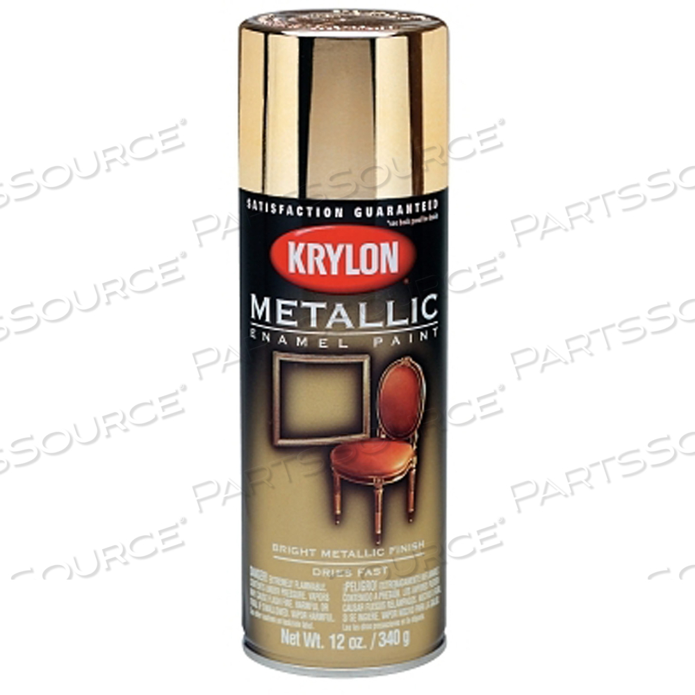 METALLIC PAINT, 11 OZ FILL, AEROSOL CAN, BRIGHT SILVER by Krylon METALLIC PAINT, 11 OZ FILL, AEROSOL CAN, BRIGHT SILVER by Krylon