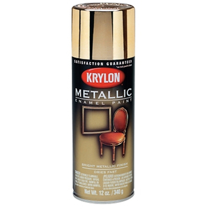 METALLIC PAINT, 11 OZ FILL, AEROSOL CAN, BRIGHT SILVER by Krylon