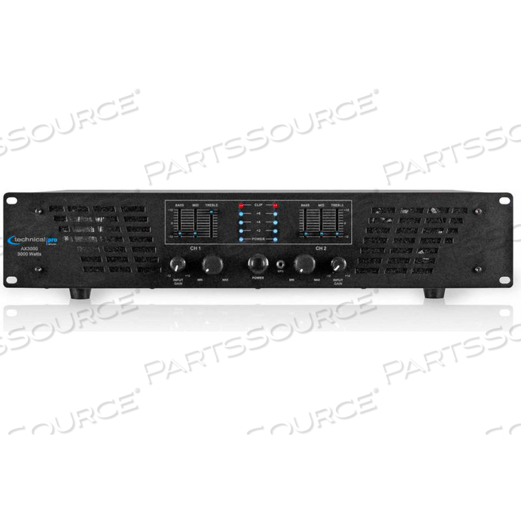 2U PROFESSIONAL 2CH POWER AMPLIFIER by Technical Pro 2U PROFESSIONAL 2CH POWER AMPLIFIER by Technical Pro