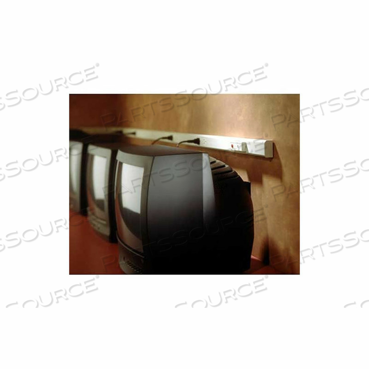 NM20GBA612 PLUGMOLD, 120V, 15A, 6'L, 6 OUTLETS - MIN QTY 2 by Wiremold